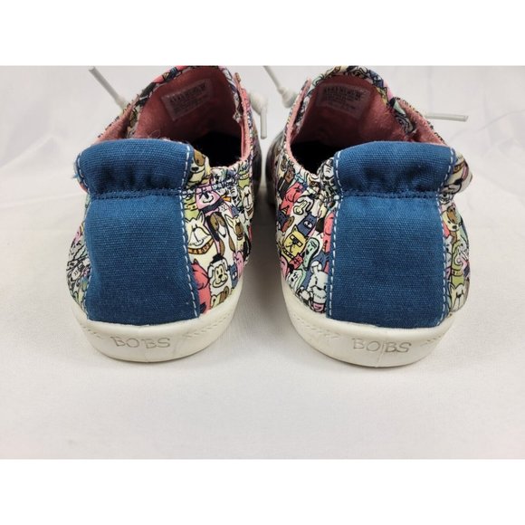 Bobs Skechers Beach Bingo Dogs Low Top Shoes Sneakers Womens Size 9.5 113036 - Picture 5 of 12